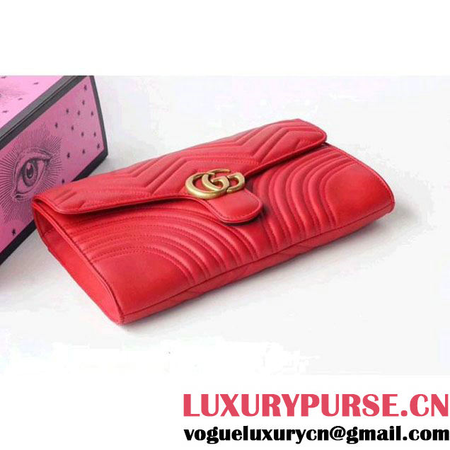 Gucci GG Marmont Clutch 498079 Red 2017 (XYS-7120524 )