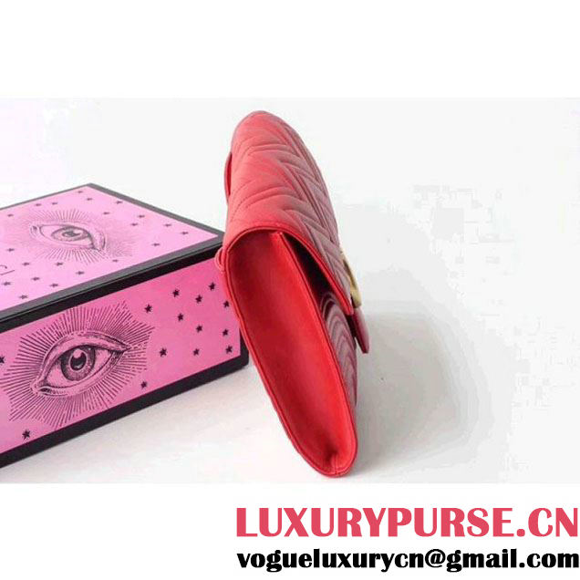 Gucci GG Marmont Clutch 498079 Red 2017 (XYS-7120524 )