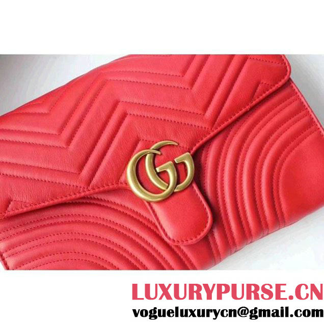 Gucci GG Marmont Clutch 498079 Red 2017 (XYS-7120524 )