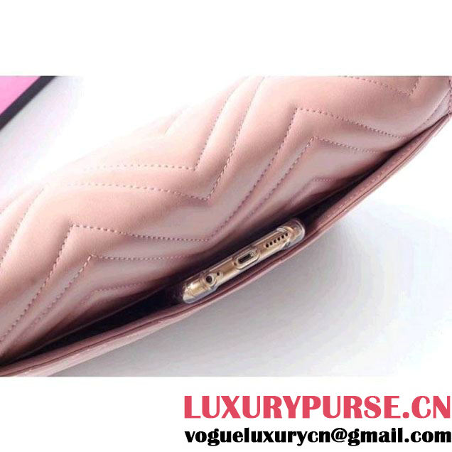 Gucci GG Marmont Clutch 498079 Pink 2017 (XYS-7120523 )