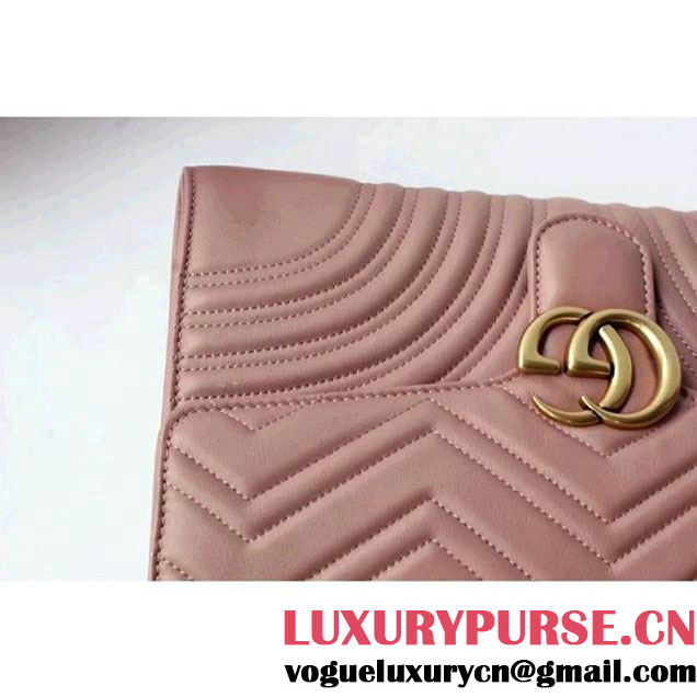 Gucci GG Marmont Clutch 498079 Pink 2017 (XYS-7120523 )