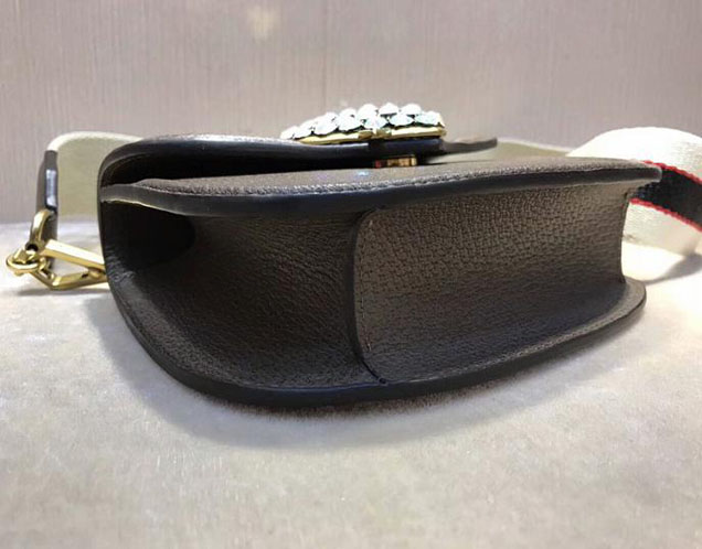Gucci Totem Small Shoulder Bag 500756 Brown Leather