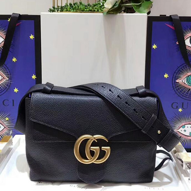 Gucci GG Marmont Shoulder Bag Black 2018 Collection