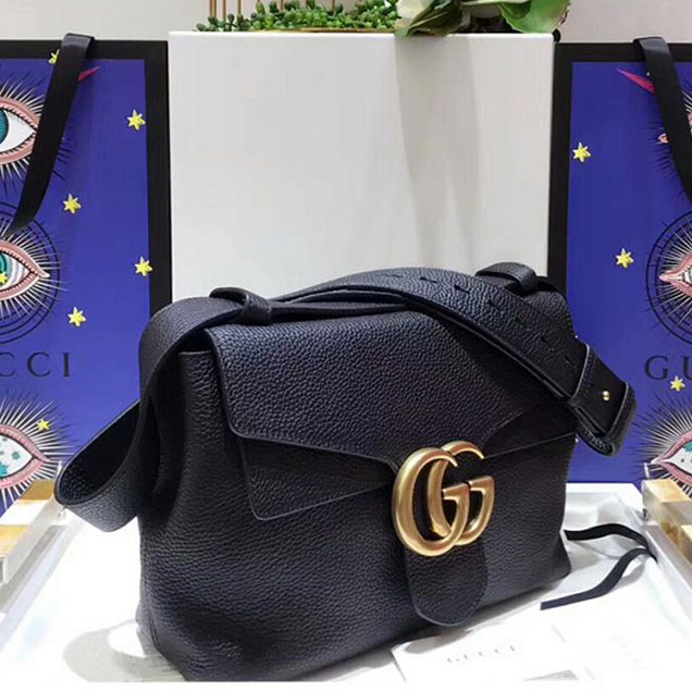 Gucci GG Marmont Shoulder Bag Black 2018 Collection