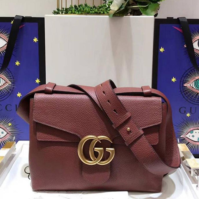 Gucci GG Marmont Shoulder Bag Brown 2018 Collection