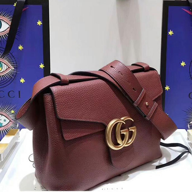 Gucci GG Marmont Shoulder Bag Brown 2018 Collection