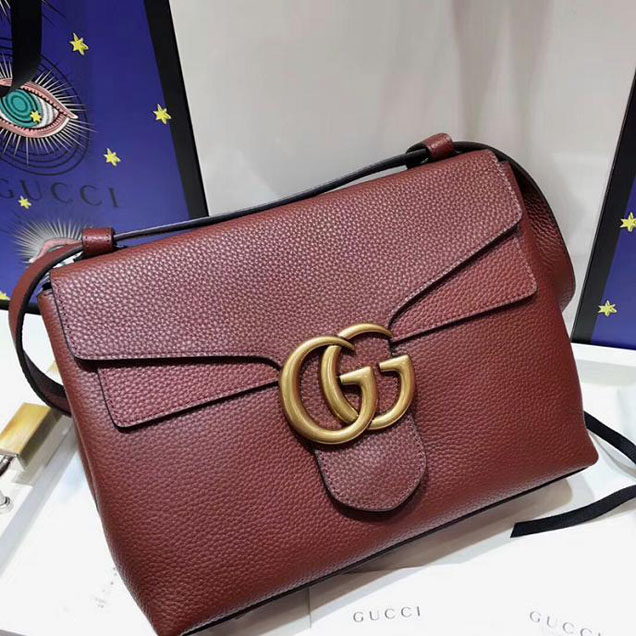 Gucci GG Marmont Shoulder Bag Brown 2018 Collection