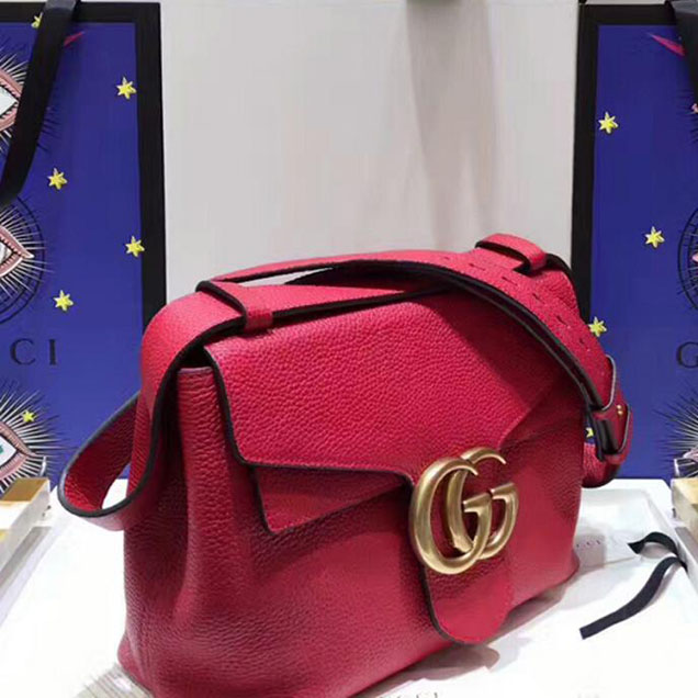Gucci GG Marmont Shoulder Bag Red 2018 Collection