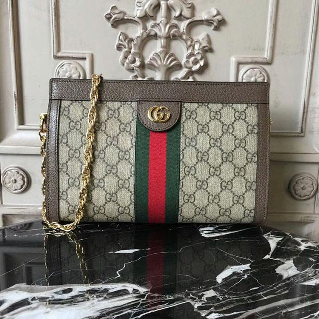 Gucci Ophidia GG Medium Shoulder Bag 503876 Beige