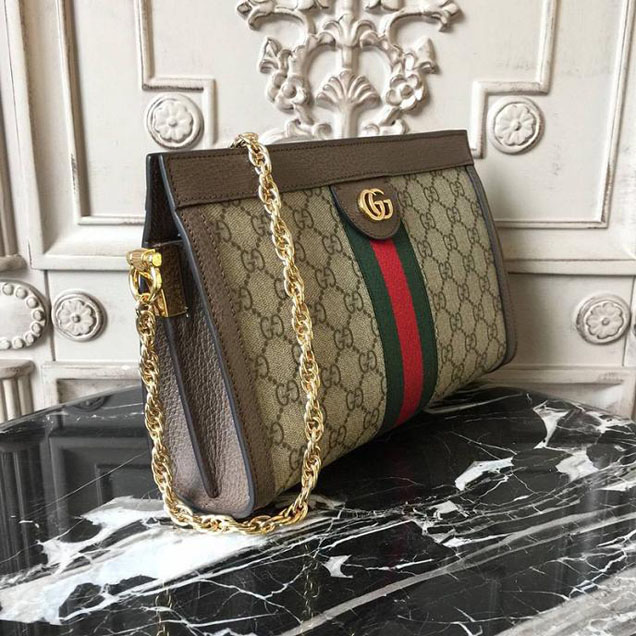 Gucci Ophidia GG Medium Shoulder Bag 503876 Beige