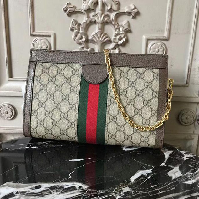 Gucci Ophidia GG Medium Shoulder Bag 503876 Beige
