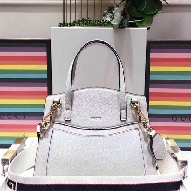 Gucci Totem Medium Top Handle Bag 505344 White