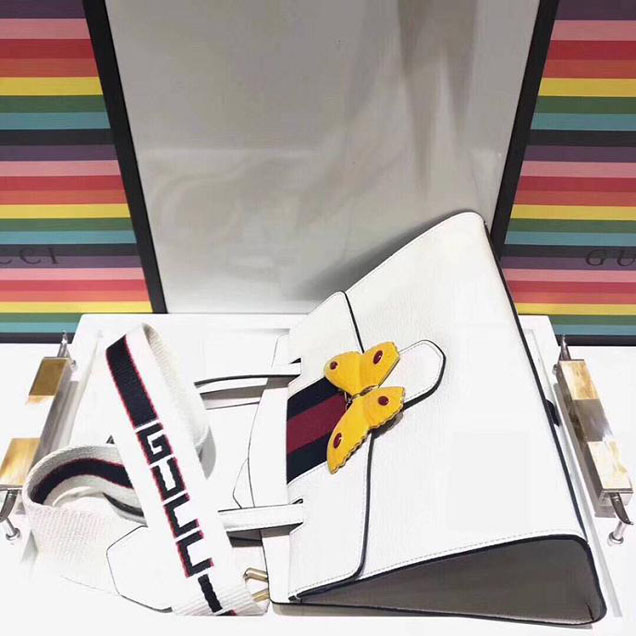 Gucci Totem Medium Top Handle Bag 505344 White