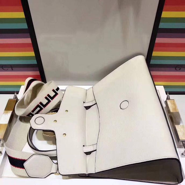 Gucci Totem Medium Top Handle Bag 505344 White