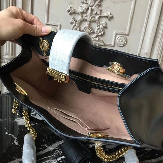 Gucci Padlock Large GG Bees Shoulder Bag