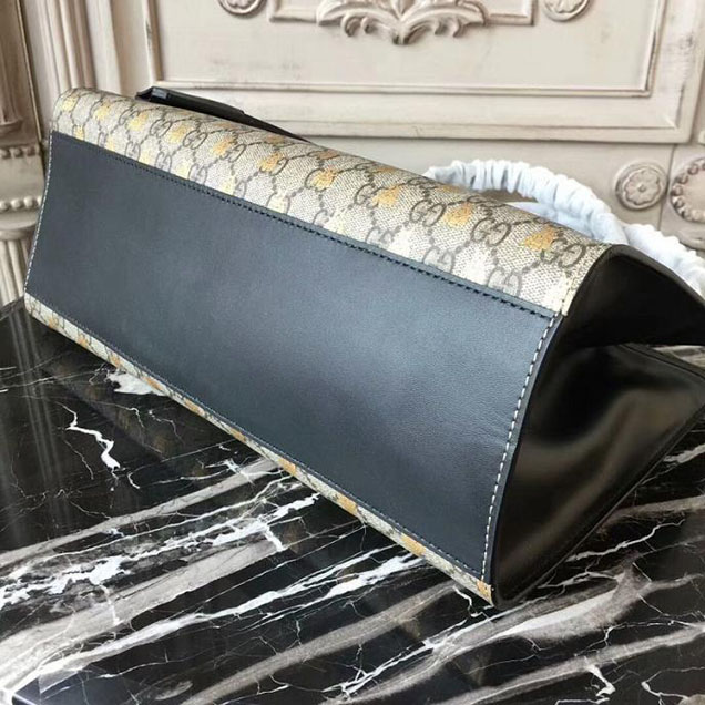 Gucci Padlock Large GG Bees Shoulder Bag