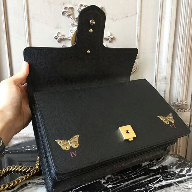 Gucci GG Marmont Box Shoulder Bag 2018 Collection Black