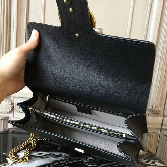 Gucci GG Marmont Box Shoulder Bag 2018 Collection Black