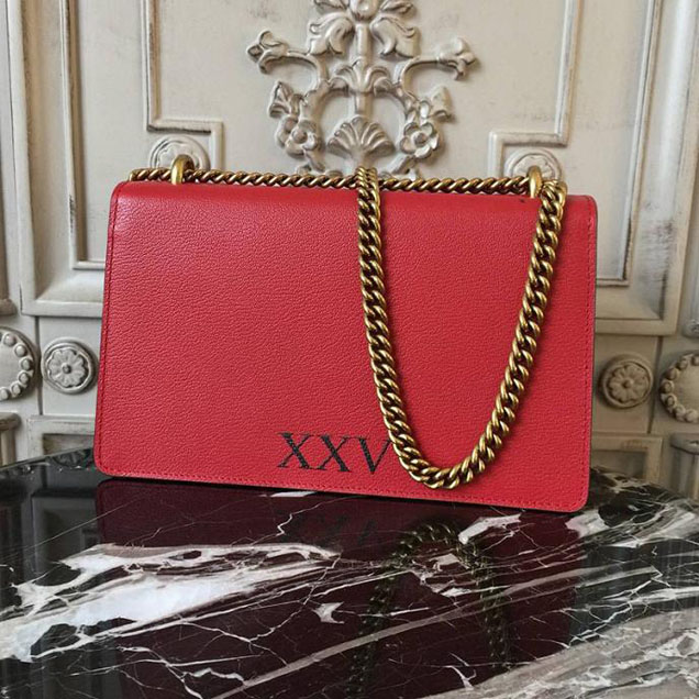 Gucci GG Marmont Box Shoulder Bag 2018 Collection Red