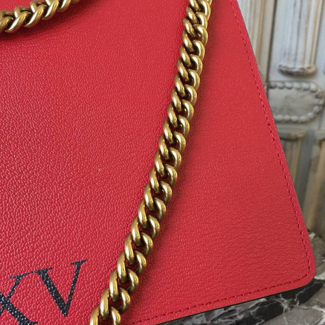 Gucci GG Marmont Box Shoulder Bag 2018 Collection Red