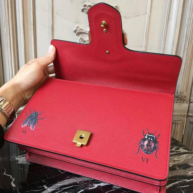 Gucci GG Marmont Box Shoulder Bag 2018 Collection Red