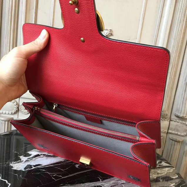 Gucci GG Marmont Box Shoulder Bag 2018 Collection Red