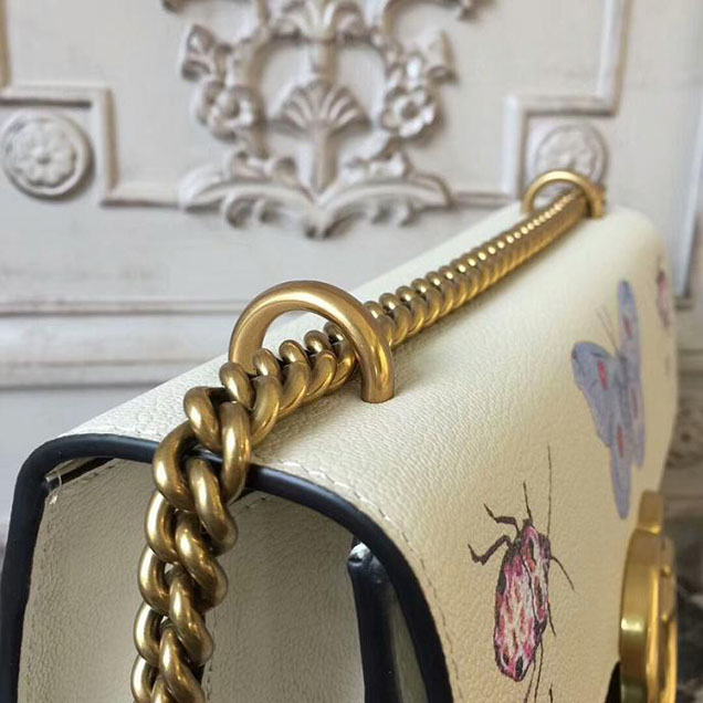 Gucci GG Marmont Box Shoulder Bag 2018 Collection White