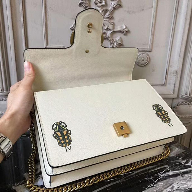 Gucci GG Marmont Box Shoulder Bag 2018 Collection White