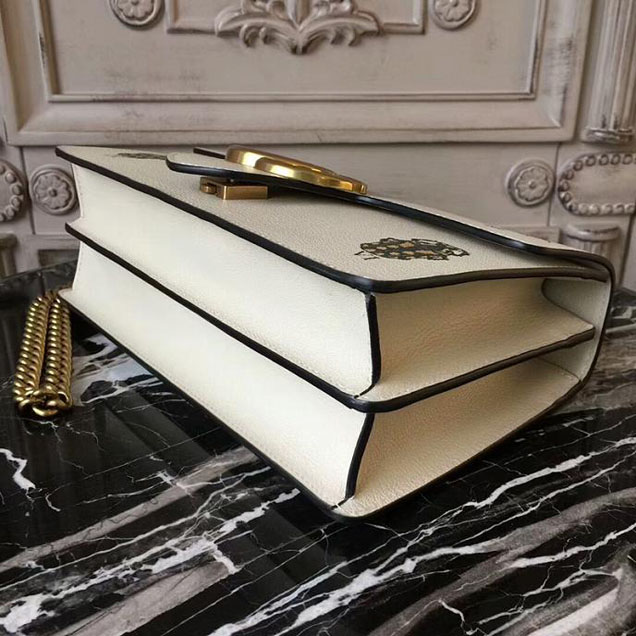 Gucci GG Marmont Box Shoulder Bag 2018 Collection White