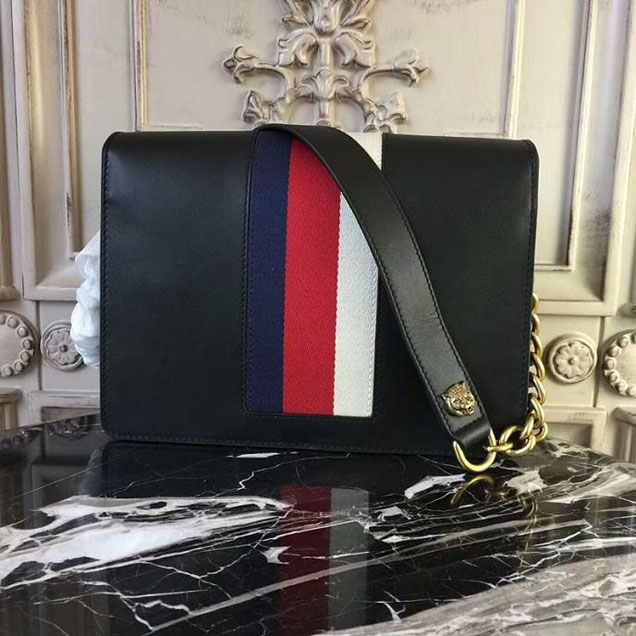 Gucci GG Marmont Box Shoulder Bag 476468 Black