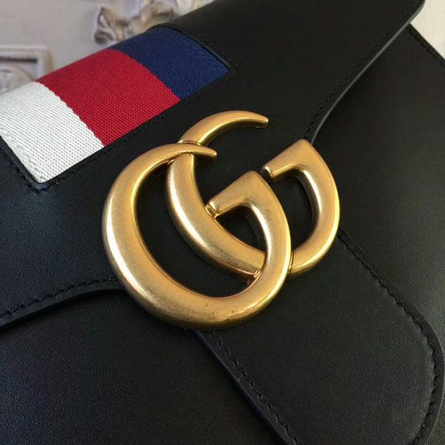 Gucci GG Marmont Box Shoulder Bag 476468 Black