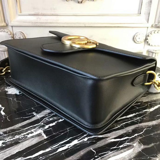 Gucci GG Marmont Box Shoulder Bag 476468 Black