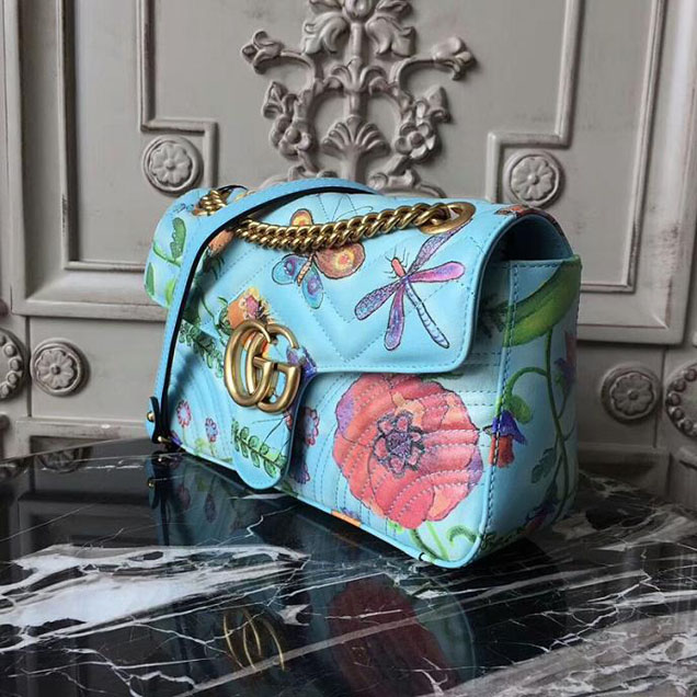 Gucci Unskilled Worker GG Marmont Shoulder Bag 26cm 443497