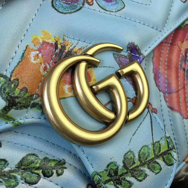 Gucci Unskilled Worker GG Marmont Shoulder Bag 26cm 443497