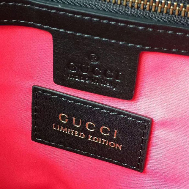 Gucci GG Marmont Velvet Shoulder Bag 2018 Collection Black