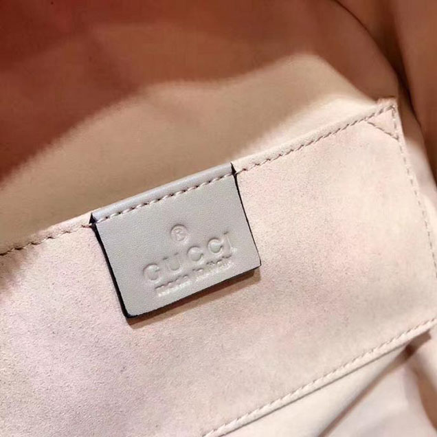 Gucci GG Marmont Quilted Leather Backpack 476671 Nude