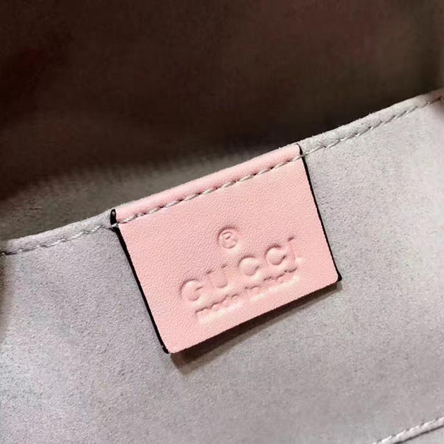 Gucci GG Marmont Quilted Leather Backpack 476671 Pink