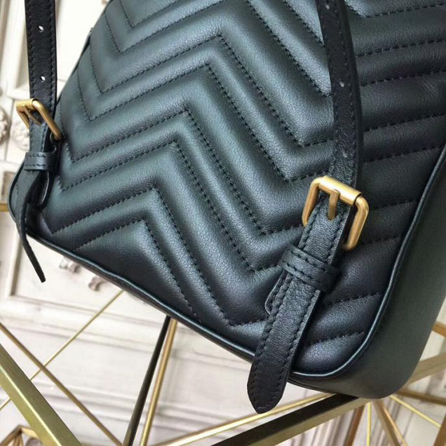Gucci GG Marmont Animal Studs Leather Backpack 476671