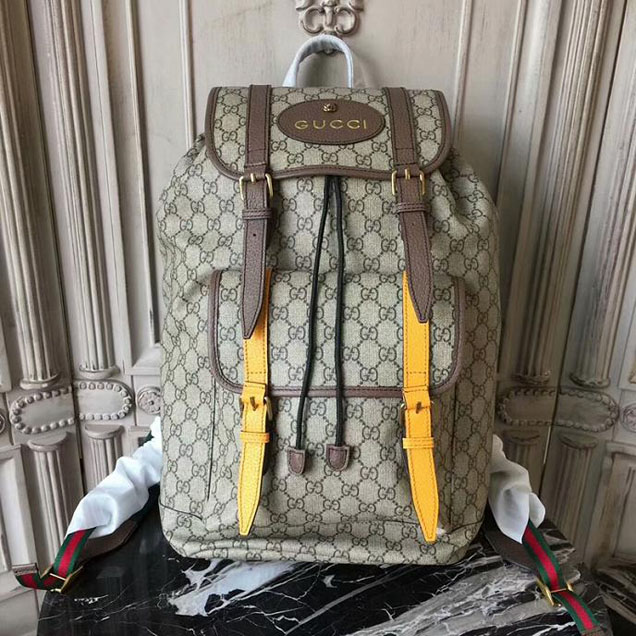 Gucci Soft GG Supreme Backpack 473869