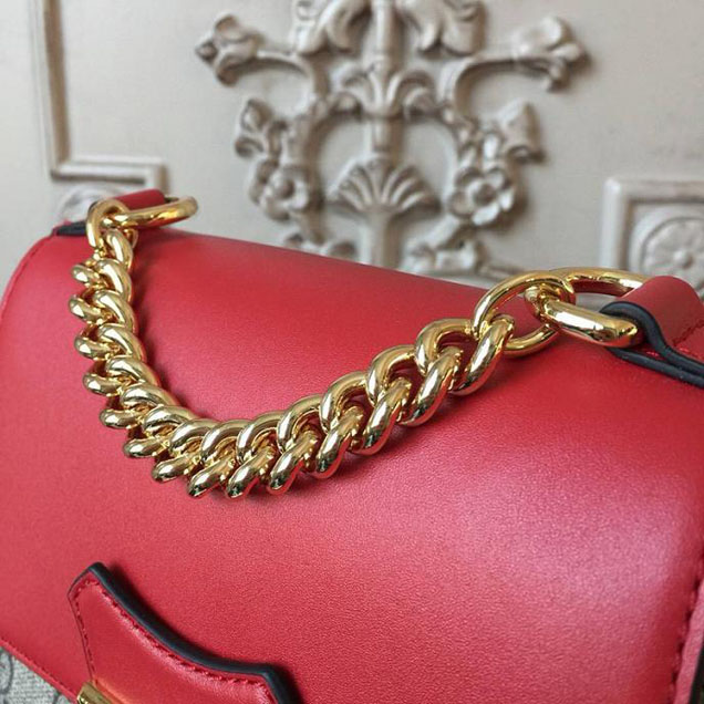 Gucci Padlock GG Supreme Backpack 498194 Red