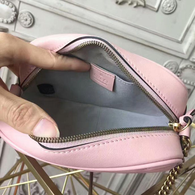 Gucci GG Marmont Matelasse Mini Bag 448065 Nude