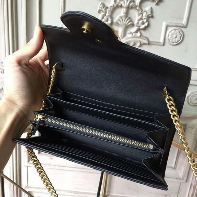 Gucci GG Marmont Matelasse Mini Bag 474575 Black