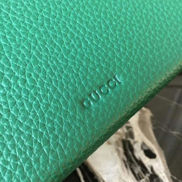 Gucci Dionysus Leather Mini Chain Bag 401231 Green