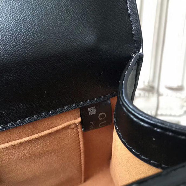 Gucci Padlock Small Gucci Signature Shoulder Bag 409487 Black