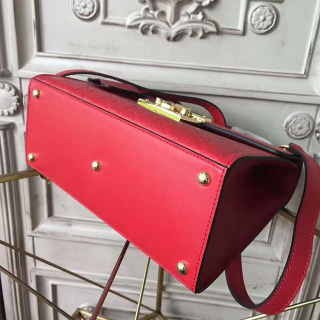 Gucci Padlock Gucci Signature Top Handle Bag 453188 Red