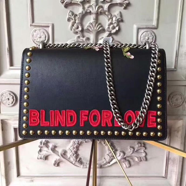 Gucci Dionysus Small Shoulder Bag 400249 28cm Black Leather