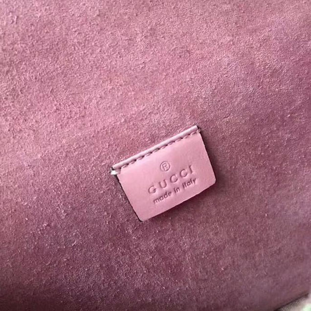 Gucci Dionysus GG Small Crystal Shoulder Bag 400249 27.5cm Pink