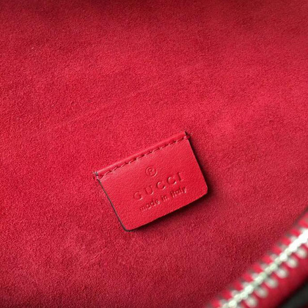 Gucci Dionysus GG Small Crystal Shoulder Bag 400249 27.5cm Red