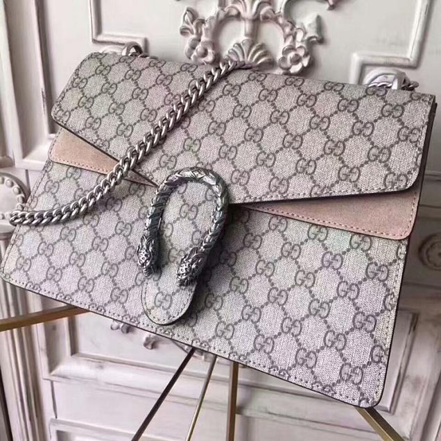 Gucci Dionysus Medium GG Shoulder Bag 403348 30cm Beige
