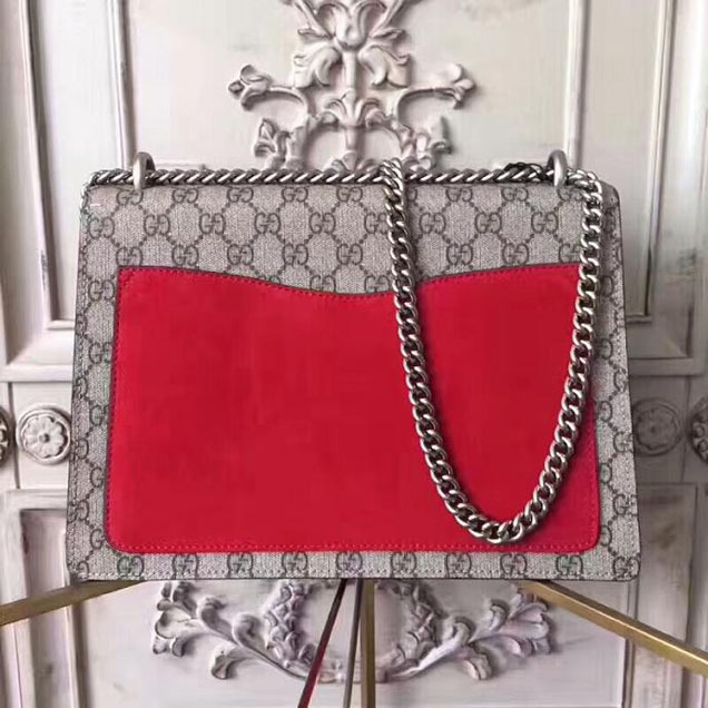 Gucci Dionysus Medium GG Shoulder Bag 403348 30cm Red